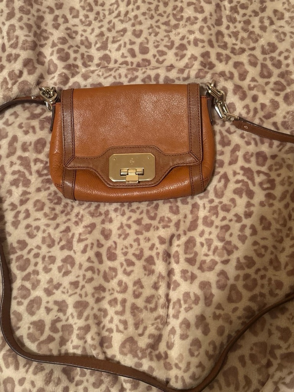 Vintage Cole Haan Brown Leather Crossbody